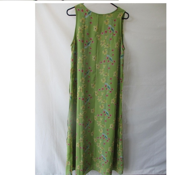 LAURA TYLER 12 L LONG DRESS Sleeveless GREEN - Picture 4 of 8